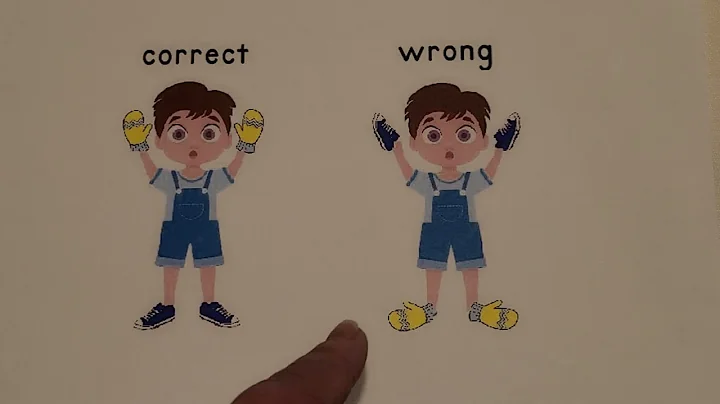 Pre-Kindergarten...  Correct and Wrong, Opposites