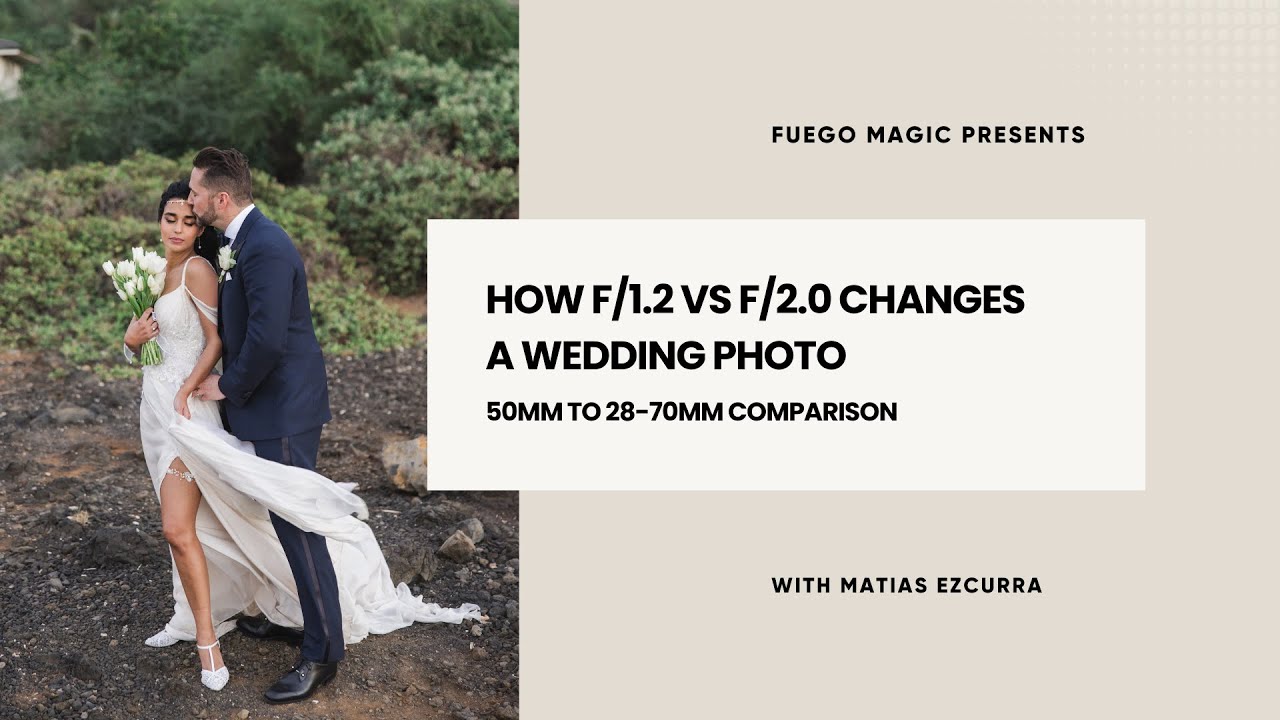 Одинаковое фокусное расстояние, разные ощущения | f/1.2 против f/2.0 на настоящей свадьбе