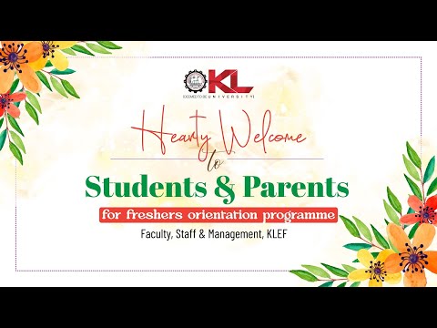 Orientation Program for Freshers 2025-2026 Day 2/ KL University/