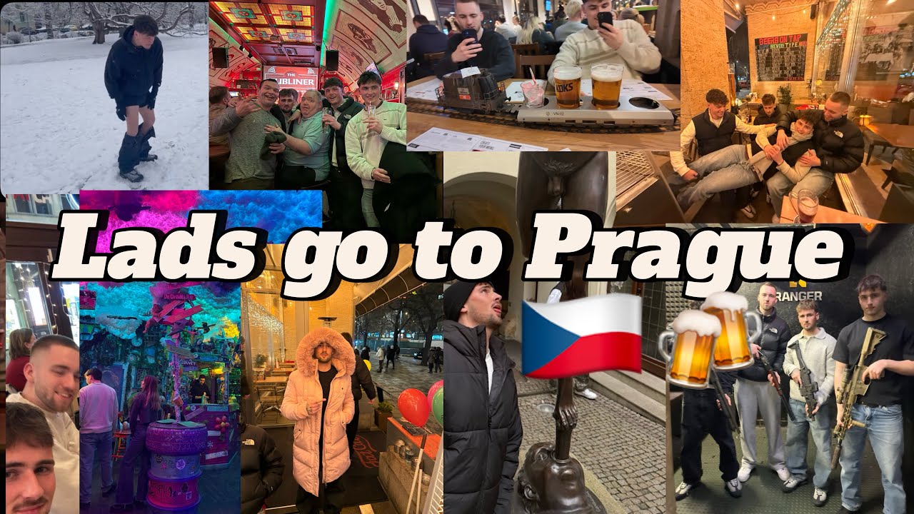Why YOU should go on a lads holiday to Prague!!🍺 #holiday #vlog #prague 