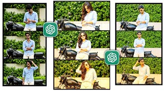 New Trending 3-Frame Collage Photo Editing with ChatGPT | ChatGPT Trending Photo Editing Prompts screenshot 5