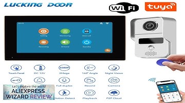 Tuya 1080P 7inch Color Touch Screen Monitor Wireless Wifi Video Doorbell Doorphone Review