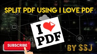 How to Split any pdf using I love pdf online free software screenshot 3