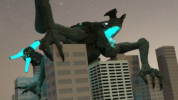 Project Kaiju Gigan animations, Kaiju Vortex Otachi and Kaiju Showdown with Hesei Ghidorah