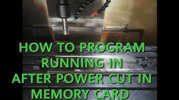 #vmc #jv40#cnc #Fanuc#siemens #program   How to program start in after power cut details in tamil
