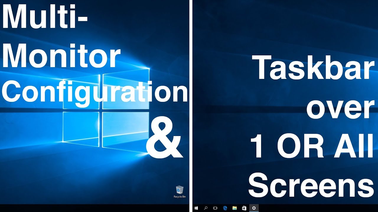 multimon taskbar windows 10