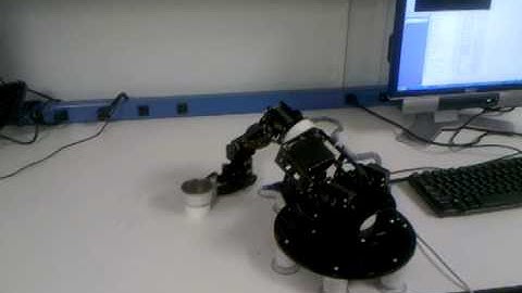 Operation of Robotic Arm with C++ customized code