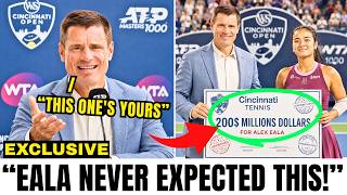 BOMBSHELL Cincinnati Owner Ben Navarro Surprises Alex Eala With Massive Prize Announcement
