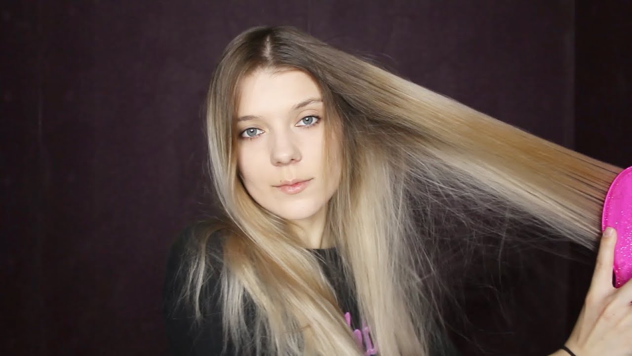 German ASMR Haare bürsten/Hair Brushing