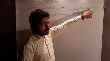 Types of Matrix:- (Identity matrix/Unit matrix) || Hunger Mathematics||