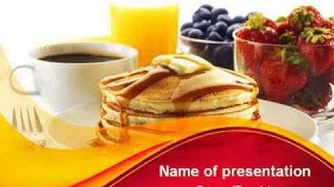 Pastry Shop PowerPoint Template by PoweredTemplate.com