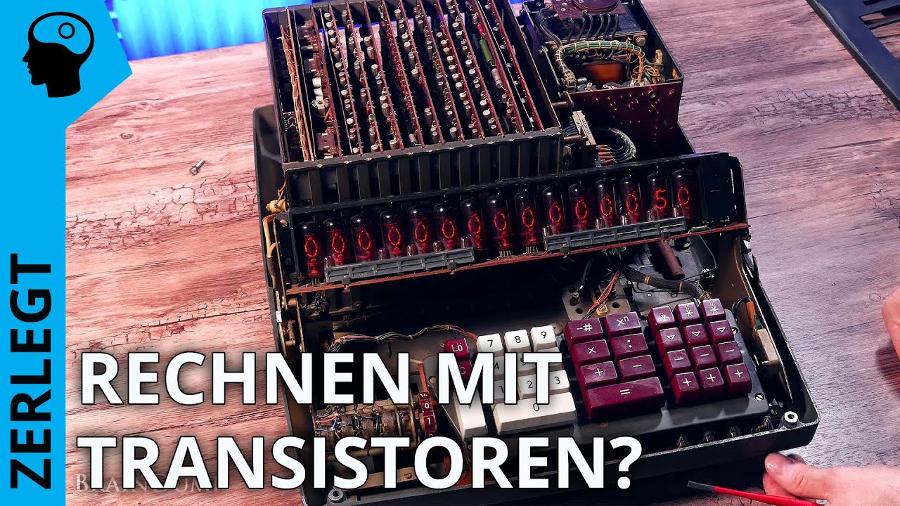 Rechnen mit Transistoren und Nixies - Die Soemtron ETR220
