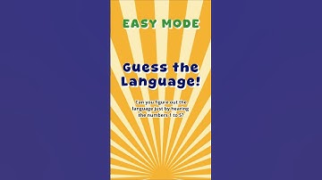 GUESS THE LANGUAGE (EASY MODE) #languagelearning #games #guessthelanguage
