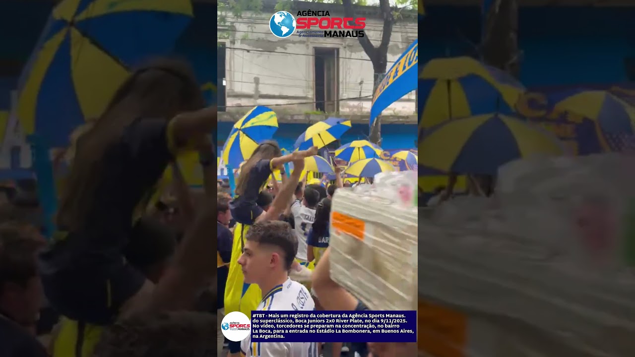 #tbt - Agência Sports Manaus/ Cobertura/ Boca 2x0 River Plate/ 9/11/2025