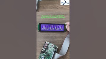 Manufacturer manufactures 25664 graphic dot matrix LCD modules, blue.#electronic