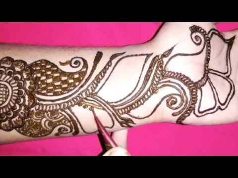 arabic-mehndi-design-for-front-hand-||-simple-arabic-mehndi-design-||-arabic-henna-mehndi-design