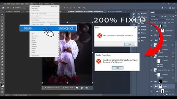 Why Liquify tool not working in Photoshop and How to Fix it!