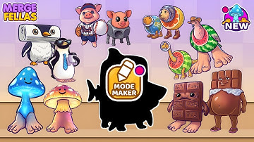 Merge Fellas Italian Brainrot 19 Maker Mode Evolution x2 Gameplay | NEW MODE - Reaching Max Level