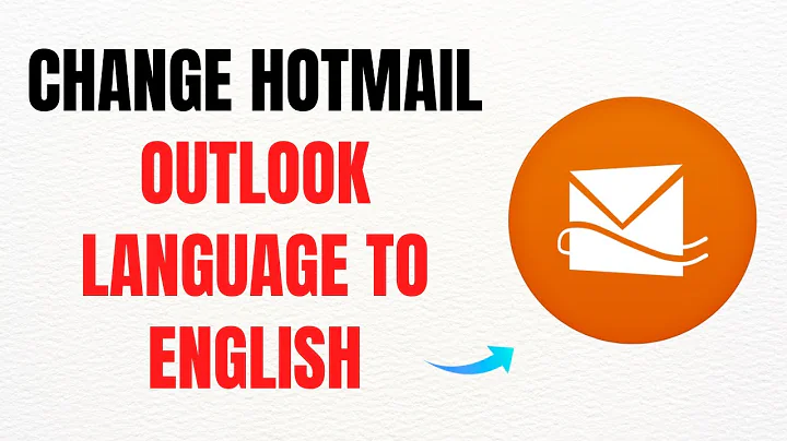 How to Change Hotmail Outlook Language to English (UK/US) – Full Guide