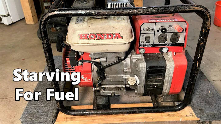 Honda EG1400x Generator - Starving For Fuel