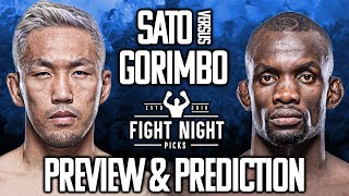 UFC Fight Night: Takashi Sato vs. Themba Gorimbo Preview &amp; Prediction