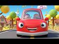 Beep Zoom Red Car Trip 🚗💨 | Red Car Song for Kids | Vehicle Adventure for Toddlers