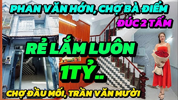 RẺ LẮM LUÔI NGAY HÓC MÔN:đúc 2 tấm, gần đường Phan Văn Hớn, chợ Bà Điểm #nhahocmon