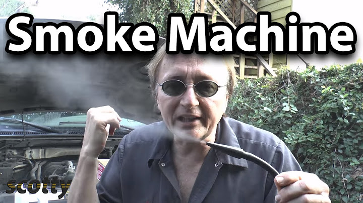 How to Find Leaks in Your Car with a Smoke Machine