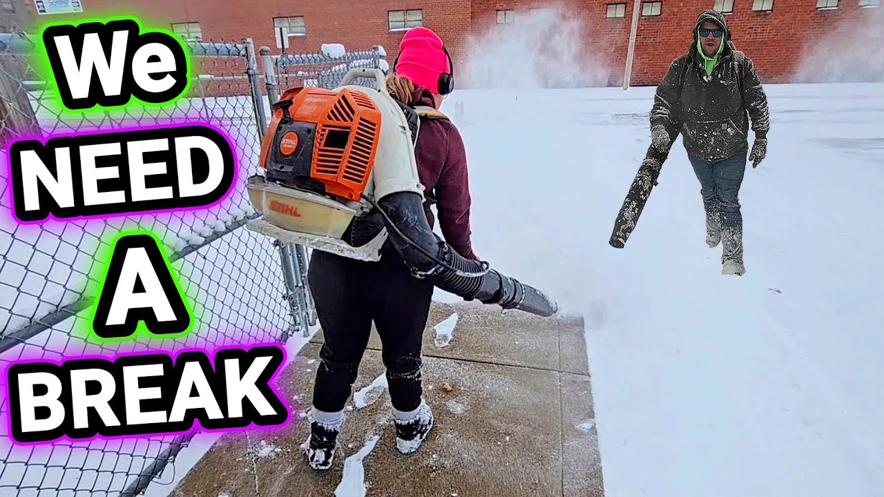 BACK to BACK SNOW STORMS | 4 hours of sleep in 48 hours LET"S GO! - YouTube