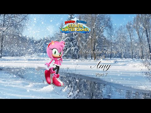 Mario & Sonic at the Olympic Winter Games Festival Mode Individual (Amy) Part 7