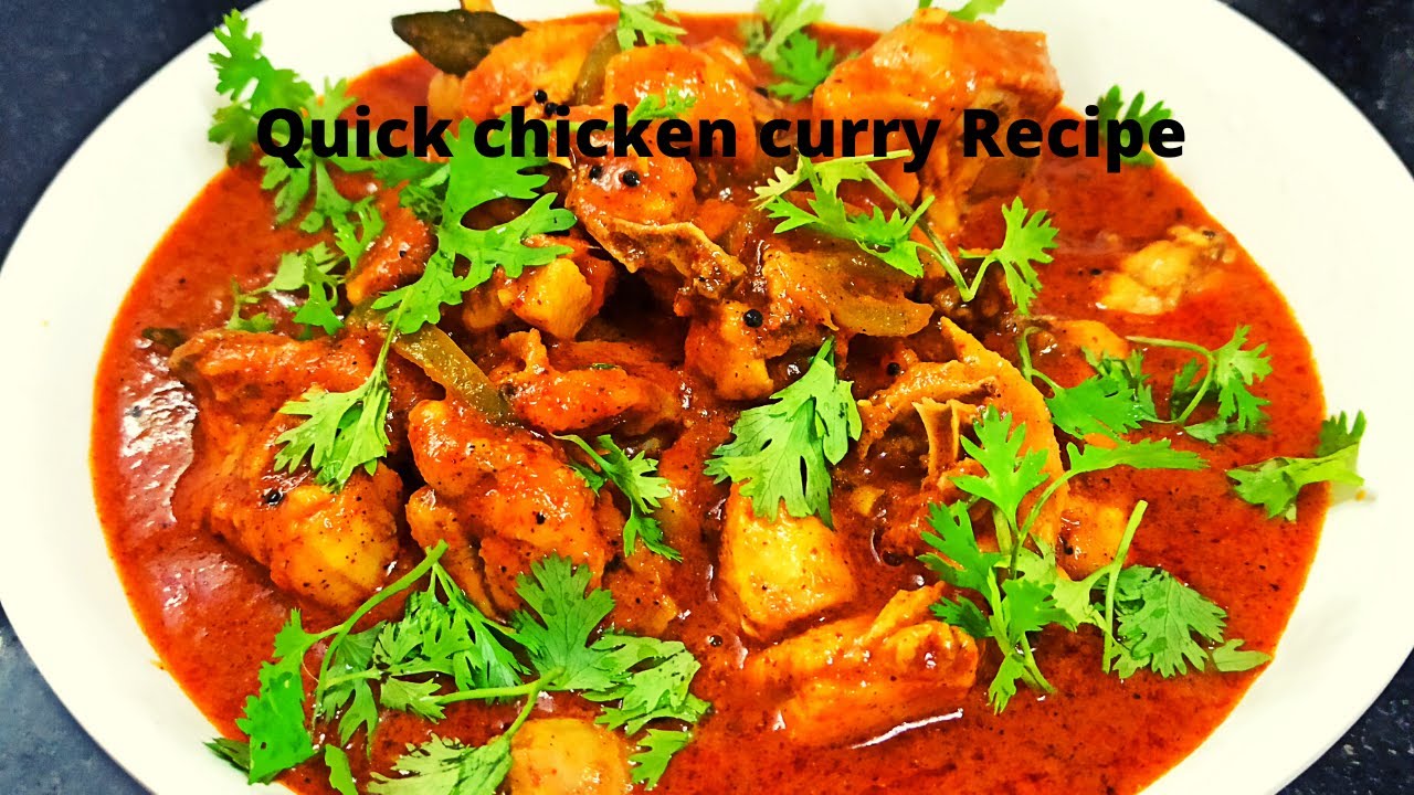 Easy chicken curry for beginners | Simple chicken curry for Bachelors