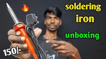 60 Watt Soldering Iron Unboxing and Review | Mr. Shubh