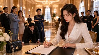 At 10M deal, CEO husband humiliates heiress over his mistress, then she divorces him and he kneels