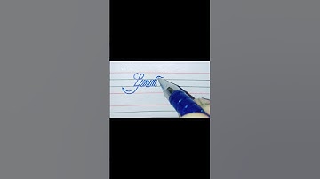 Gauri write ✍️ in beautiful cursive style #calligraphy #handwriting #handwritingstyles