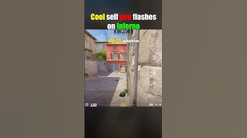 Cool self pop flashes on Inferno #cs2