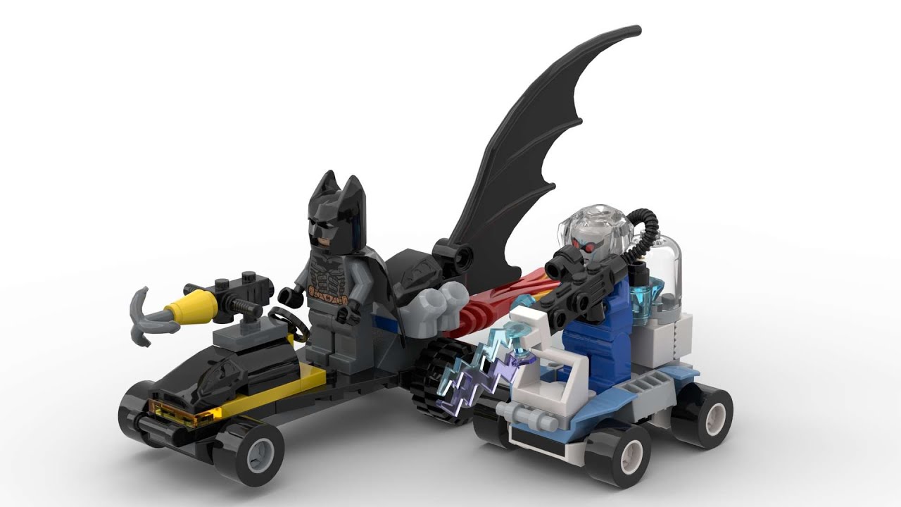 Lego 7884 Batman's Buggy The Escape of Mr. Freeze Speed Build Studio  Bricklink LDD by PLegoBB - YouTube