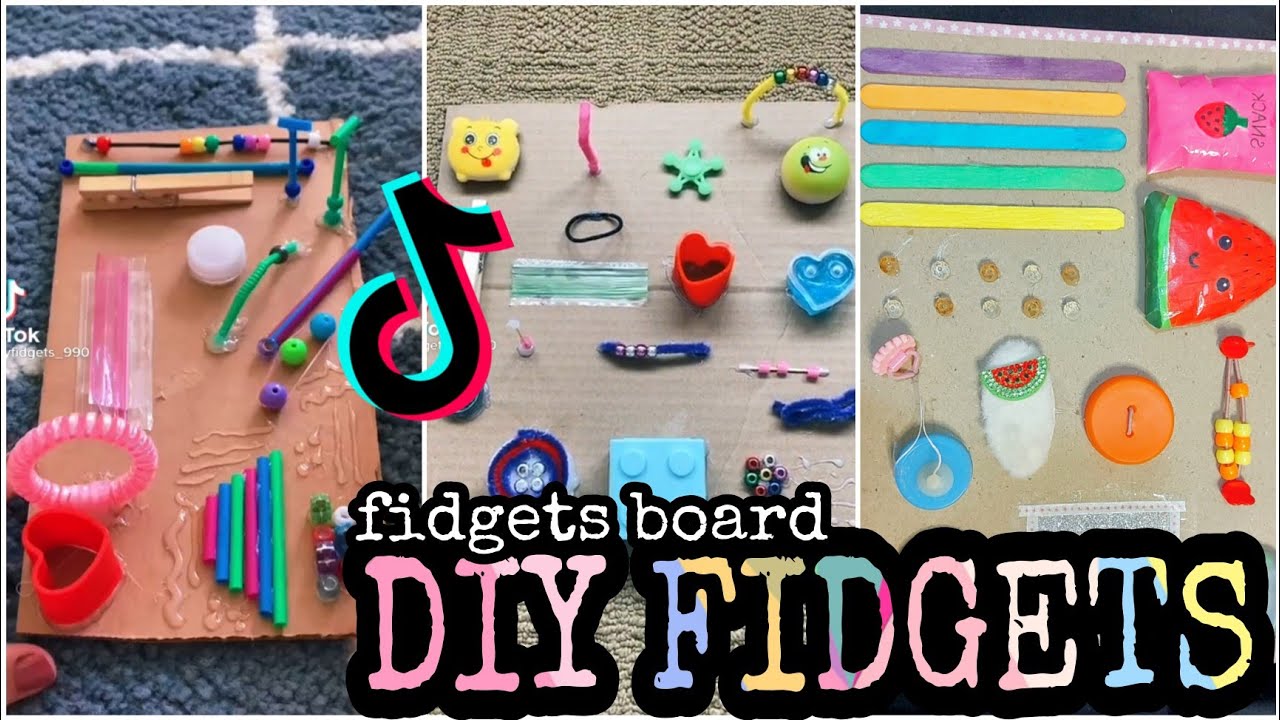 DIY FIDGETS TOYS FIDGETBOARD TIKTOK COMPILATIONS BY KMR YouTube