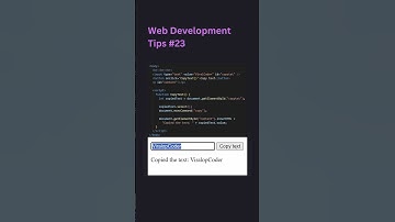 Copy to Clipboard 📋 in JS 🔥 #javascript #dailyshorts #coding #trickshort #webdevelopment