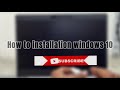 How To OS installation