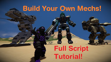 How to build Mechs in Space Engineers (Full Tutorial and Build)