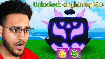 Fully Awakening NEW Lightning Fruit in Blox Fruits