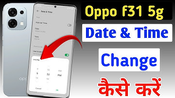 How to set date and time in Oppo f31 5g/Oppo f31 5g me time set kaise change kare | date setting