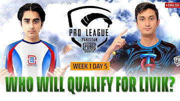 [EN] 2022 PMPL Pakistan Fall | Week 1 Day 5| Who will qualify for LIVIK?