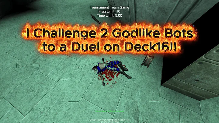 UT99 - 1v2  Duel  (Me vs 2 Godlike Bots) Deck 16][