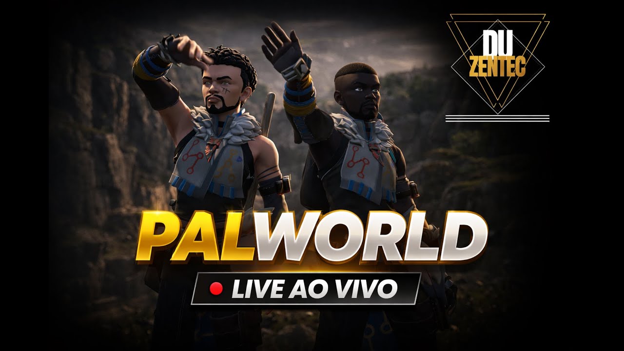 Live Completa Aprendendo a Jogar PALWORLD Coop  