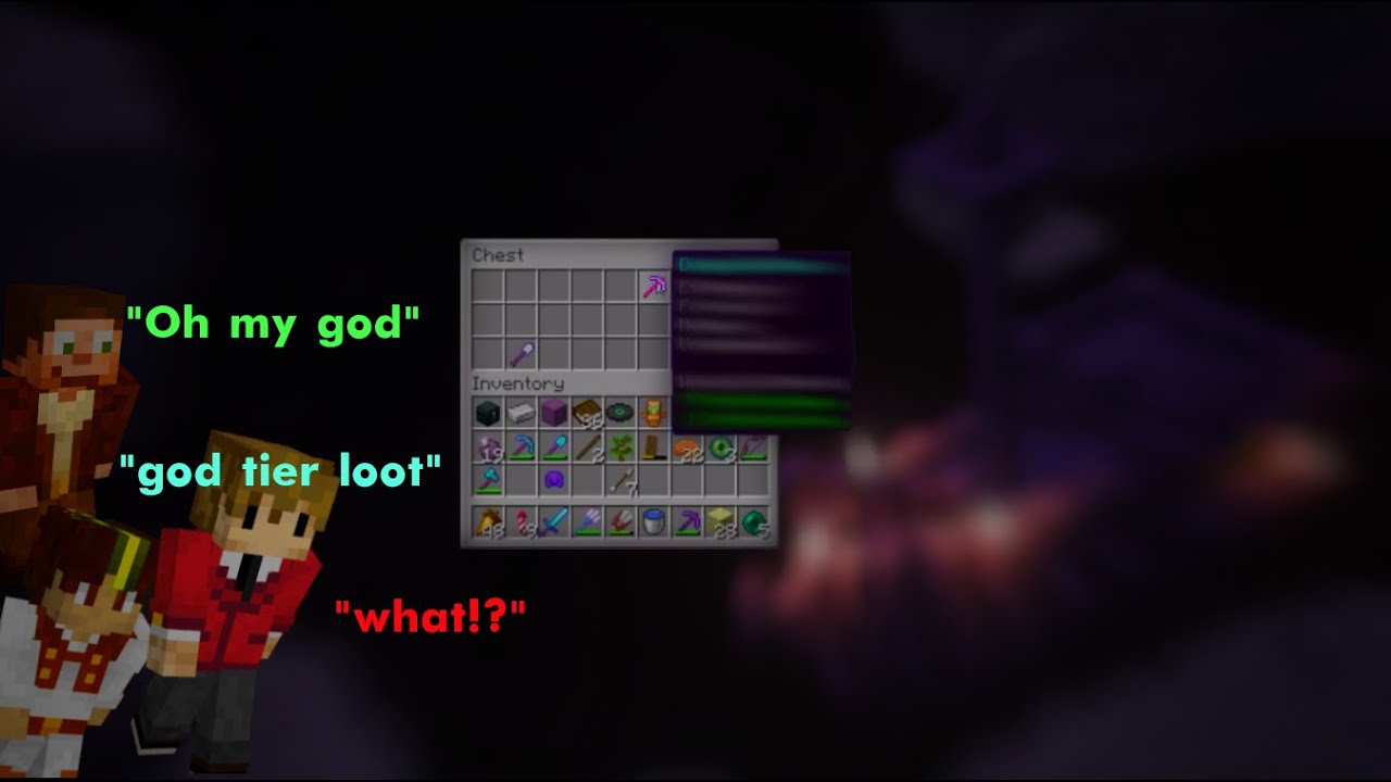 Grian Finds GOD tier Loot in end ship (Grian Hardcore 100 hours)Feat SmallishBean GoodtimeswithScar