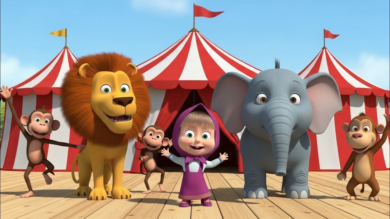 Masha Goes to the Circus! 🎭🎪 | Mascha und der Bär | New Episode | Kids Fun Cartoon