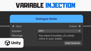 Unity Dialogue System 2.0: Variable Injection