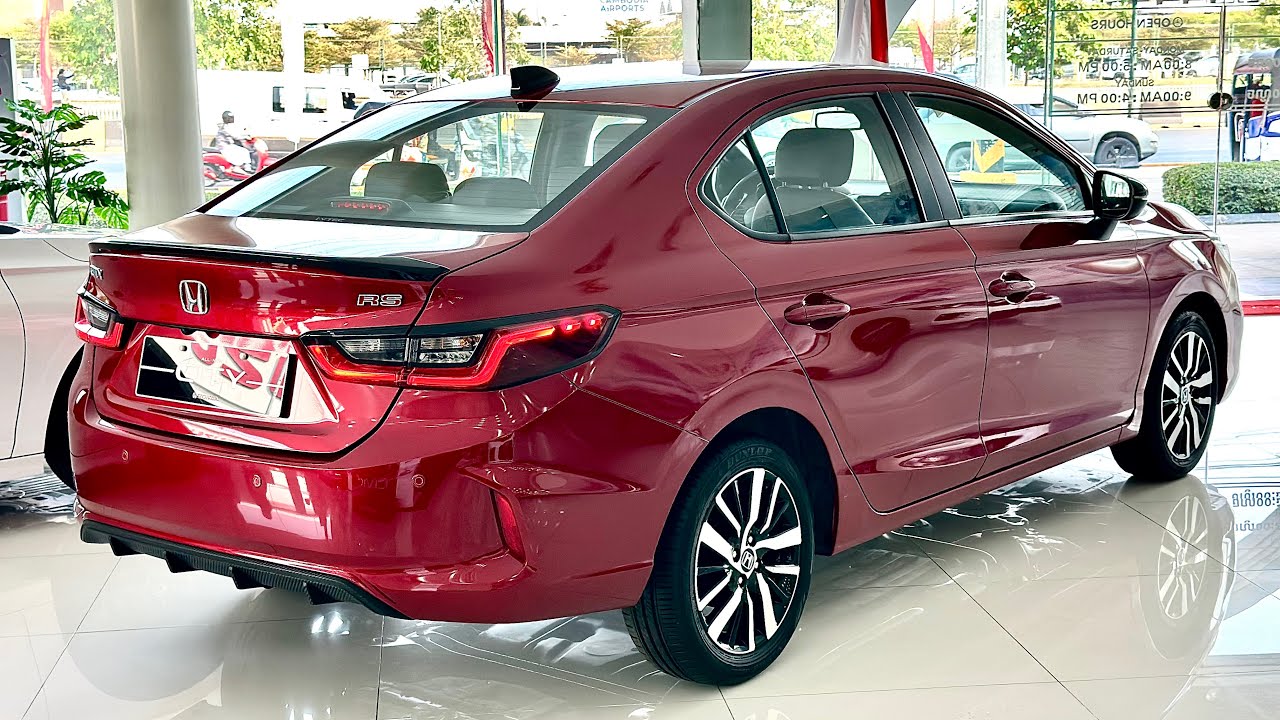 New HONDA CITY RS 2024 - 1.5L Luxury Car | Red Exterior And Interior ...