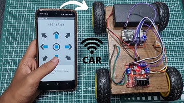 how to make a wifi car using nodemcu esp8266.